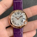 High quality Replicas Cartier Ballon Bleu 316L Stainless Steel Plated Rose Gold Case Swiss Watch